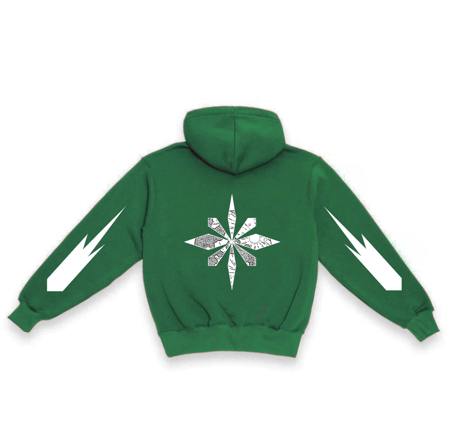 Perfect Hoodie "Green Nebulosa"